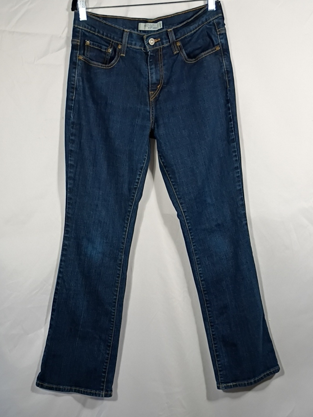 EUC Levis 515 Jeans Boot Cut Dark Wash Women's Jeans Size 8 Medium Denim